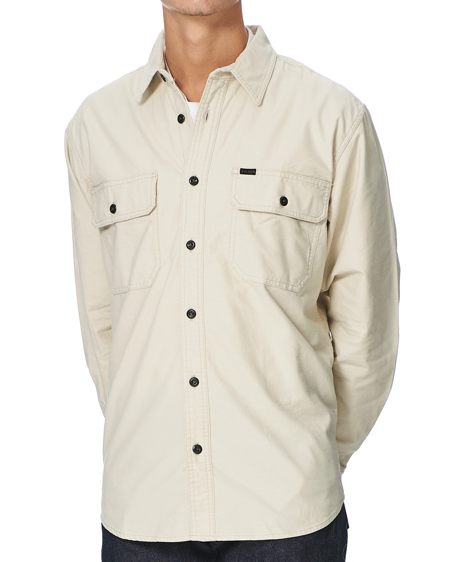 Hombres | Camisas | Filson | Field Flannel Shirt Off White