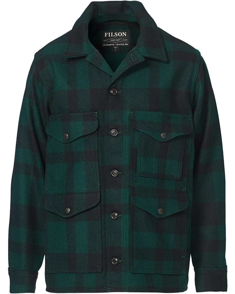Hombres | Abrigos y chaquetas | Filson | Mackinaw Cruiser Shirt Jacket Green/Black