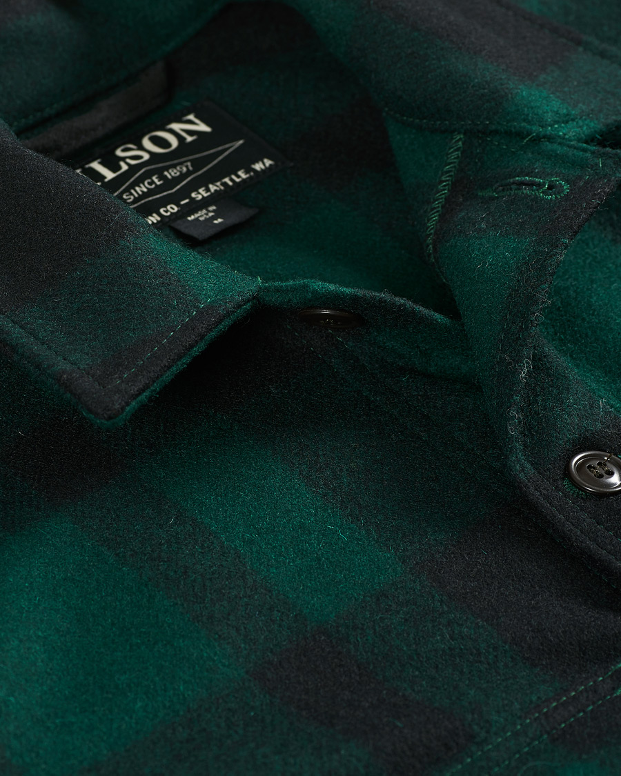 Hombres | Abrigos y chaquetas | Filson | Mackinaw Cruiser Shirt Jacket Green/Black