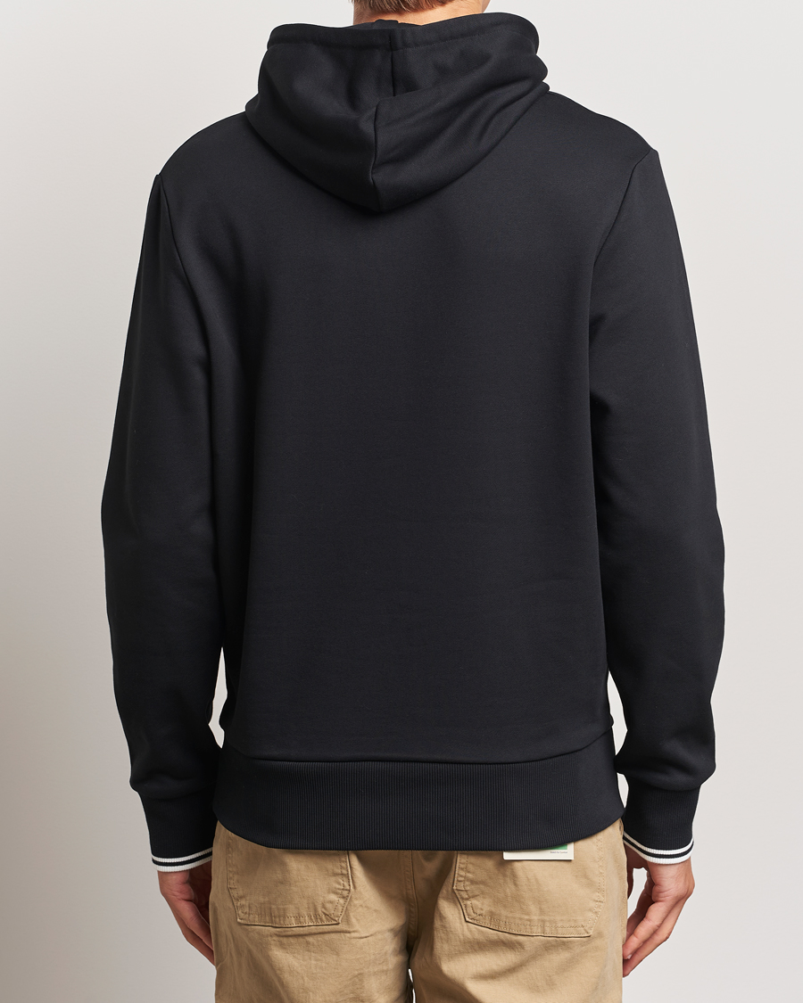 Hombres | Jerséis y prendas de punto | Fred Perry | Tipped Hoodie Black
