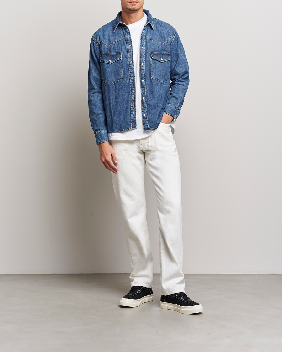 Hombres | Camisas | Jeanerica | Bertrand Denim Shirt Vintage 95