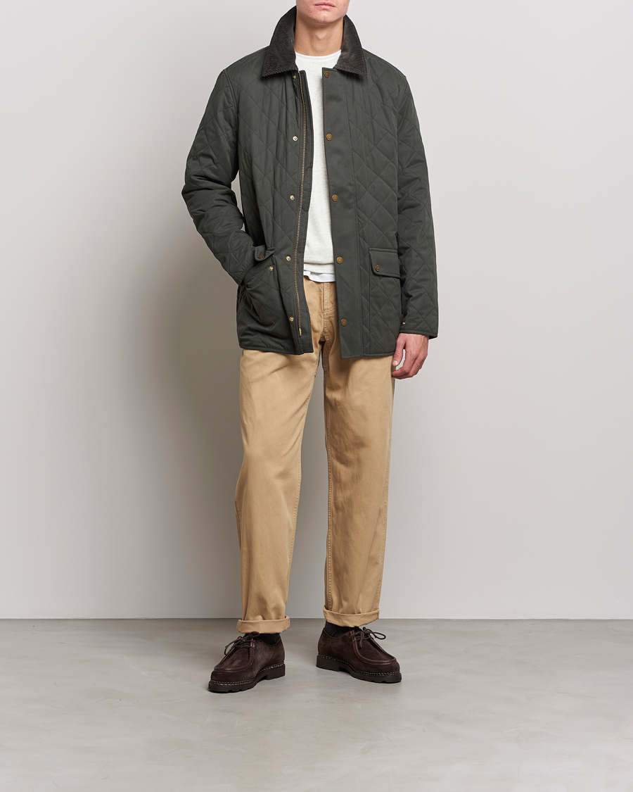 Hombres | Abrigos y chaquetas | Morris | Barrow Hill Quilted Jacket Olive