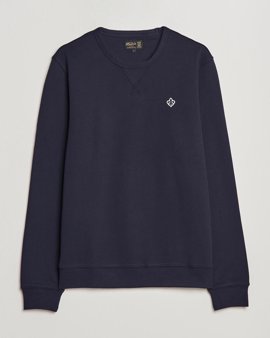 Hombres | Jerséis y prendas de punto | Morris | Lily Sweatshirt Old Blue