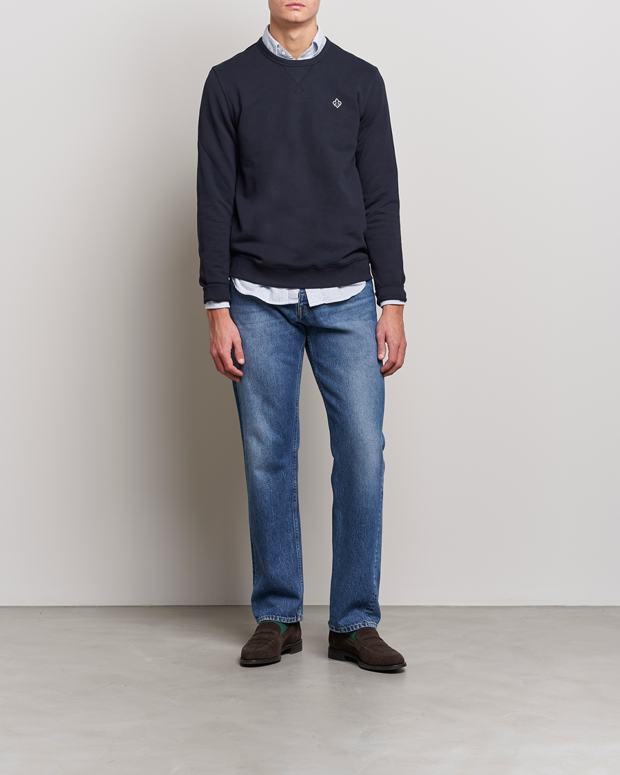Hombres | Jerséis y prendas de punto | Morris | Lily Sweatshirt Old Blue