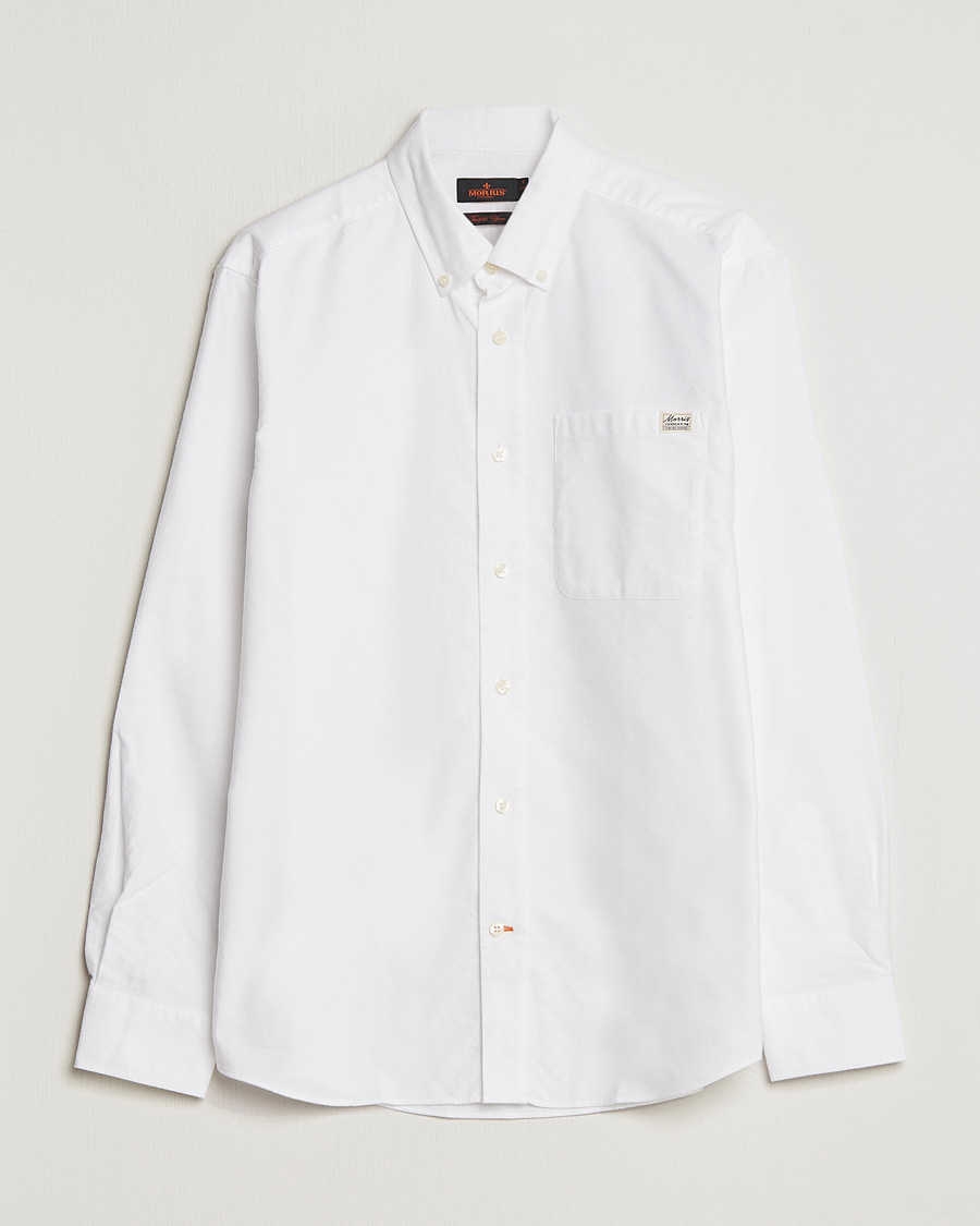 Hombres | Camisas | Morris | Original Brushed Oxford Shirt White
