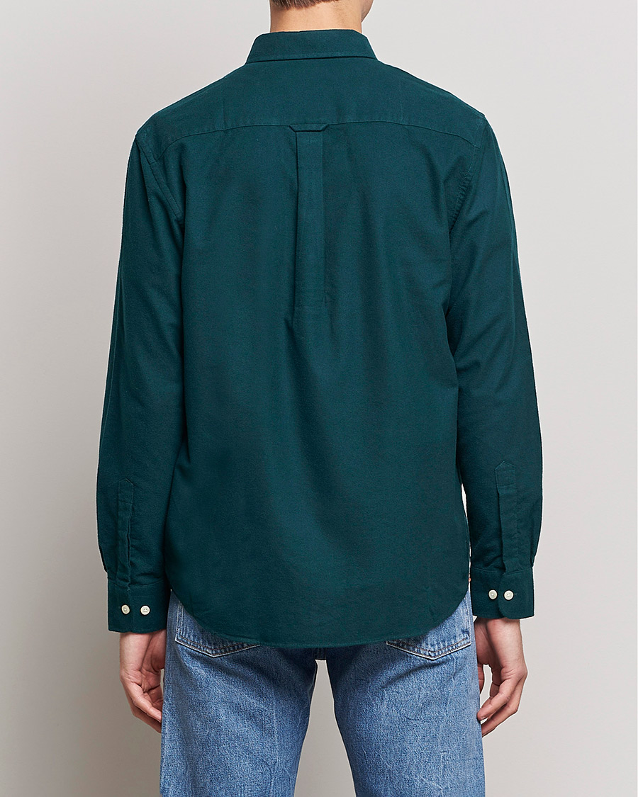 Hombres | Camisas | Morris | Original Brushed Oxford Shirt Green