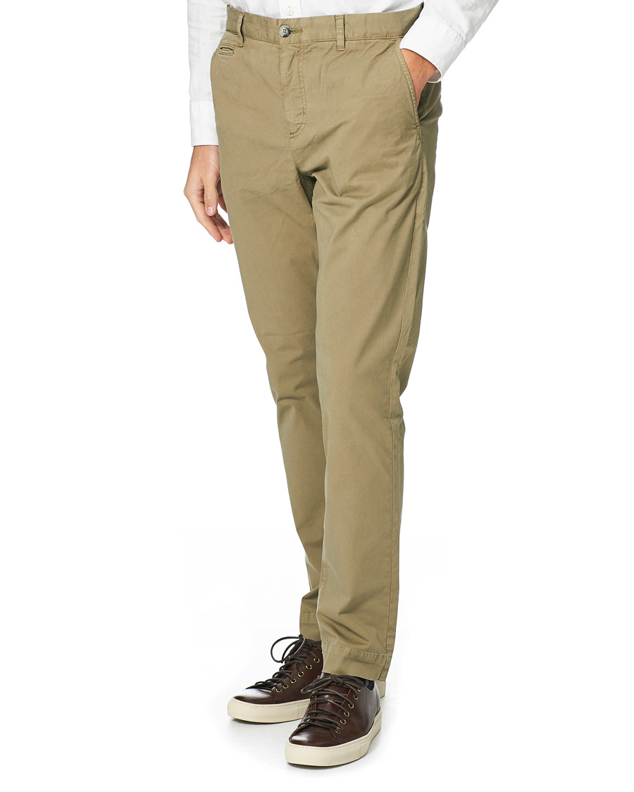 Hombres | Pantalones | Morris | Henry Cotton Chino Olive