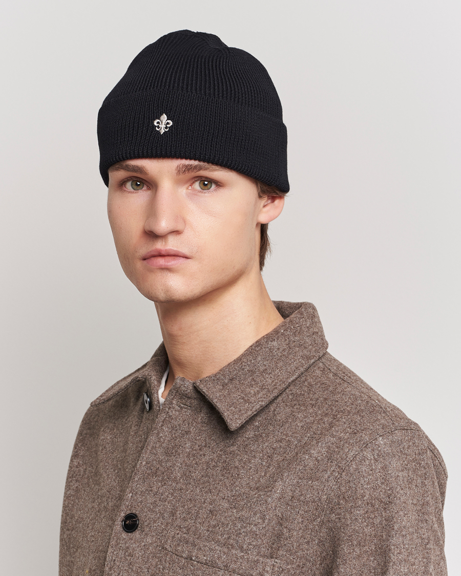 Hombres | Morris Wells Beanie Black | Morris | Wells Beanie Black