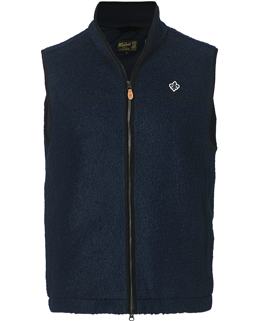 Hombres | Chalecos | Morris | Whitfield Pile Vest Navy
