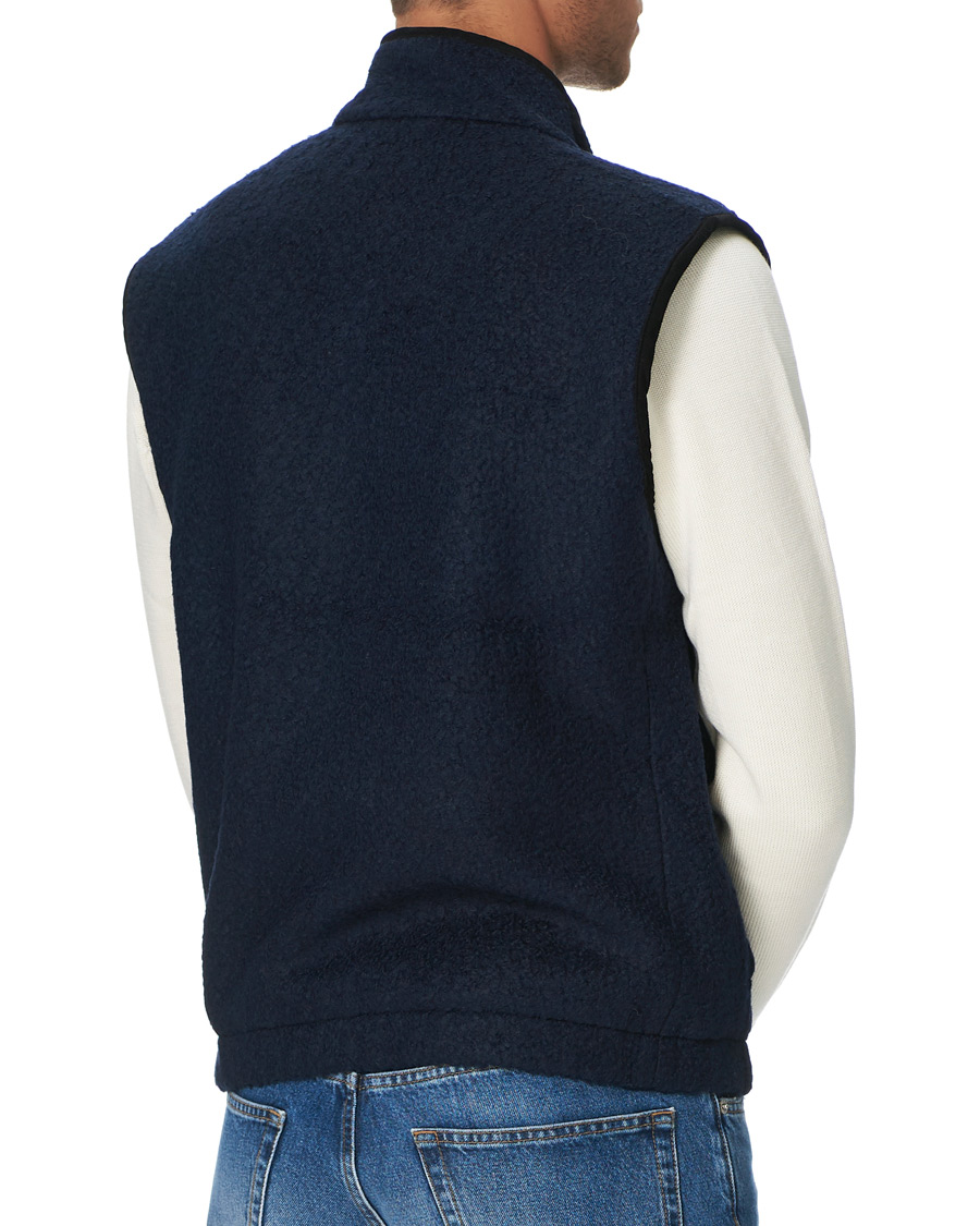 Hombres | Chalecos | Morris | Whitfield Pile Vest Navy