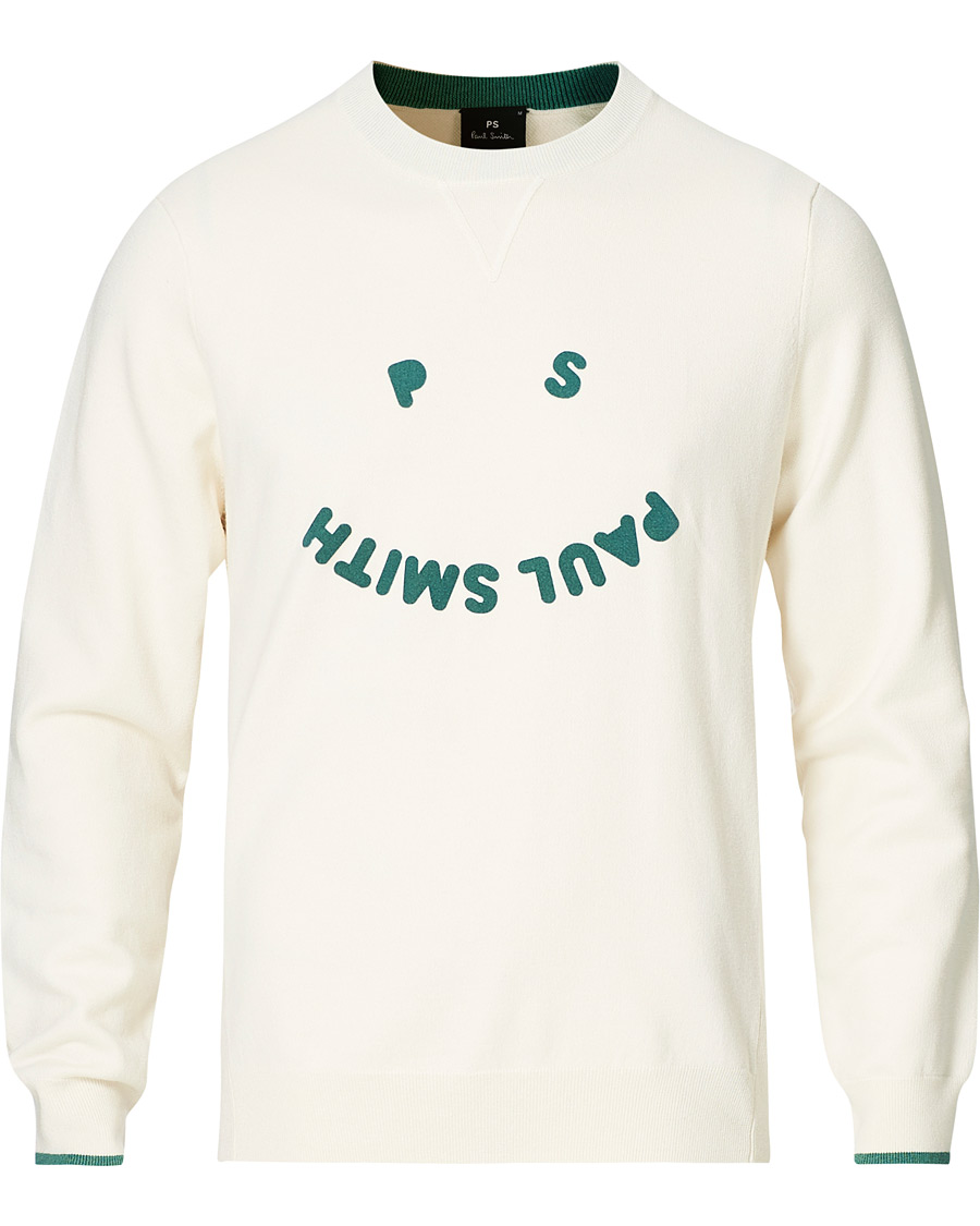 Hombres | Jerséis y prendas de punto | PS Paul Smith | Cotton Wool Pullover Offwhite