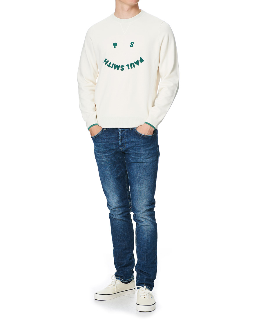 Hombres | Jerséis y prendas de punto | PS Paul Smith | Cotton Wool Pullover Offwhite