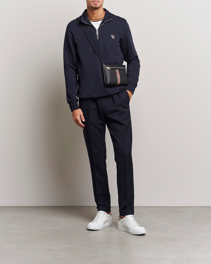 Hombres | Pantalones | Paul Smith | Drawstring Elastic Wool Pant Navy