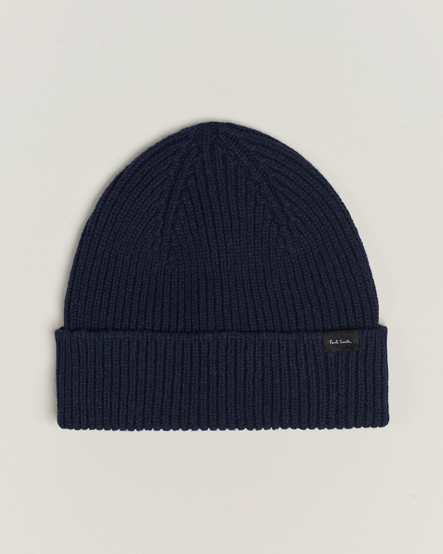 Hombres | Paul Smith Cashmere Beanie Blue | Paul Smith | Cashmere Beanie Blue