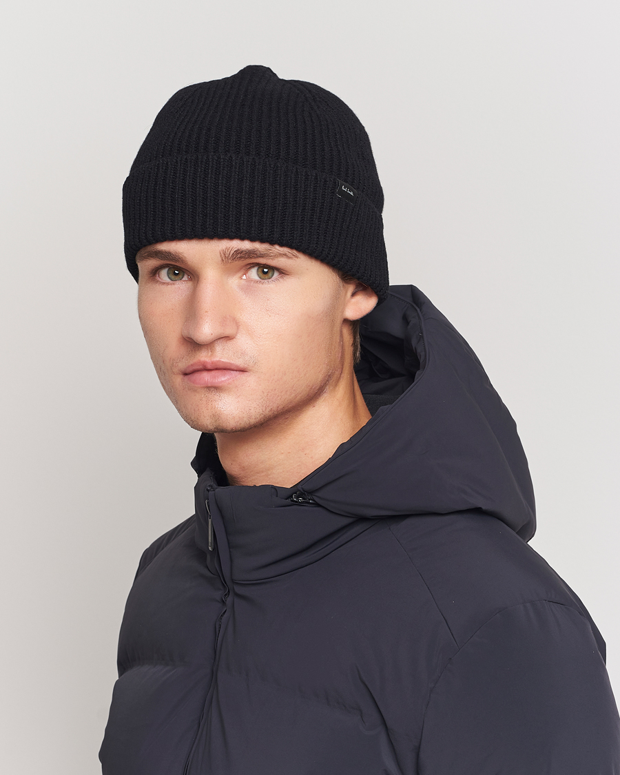 Hombres | Paul Smith Cashmere Beanie Black | Paul Smith | Cashmere Beanie Black