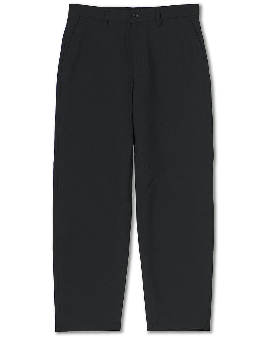Hombres | Pantalones | Sunflower | Soft Wool Trousers Black