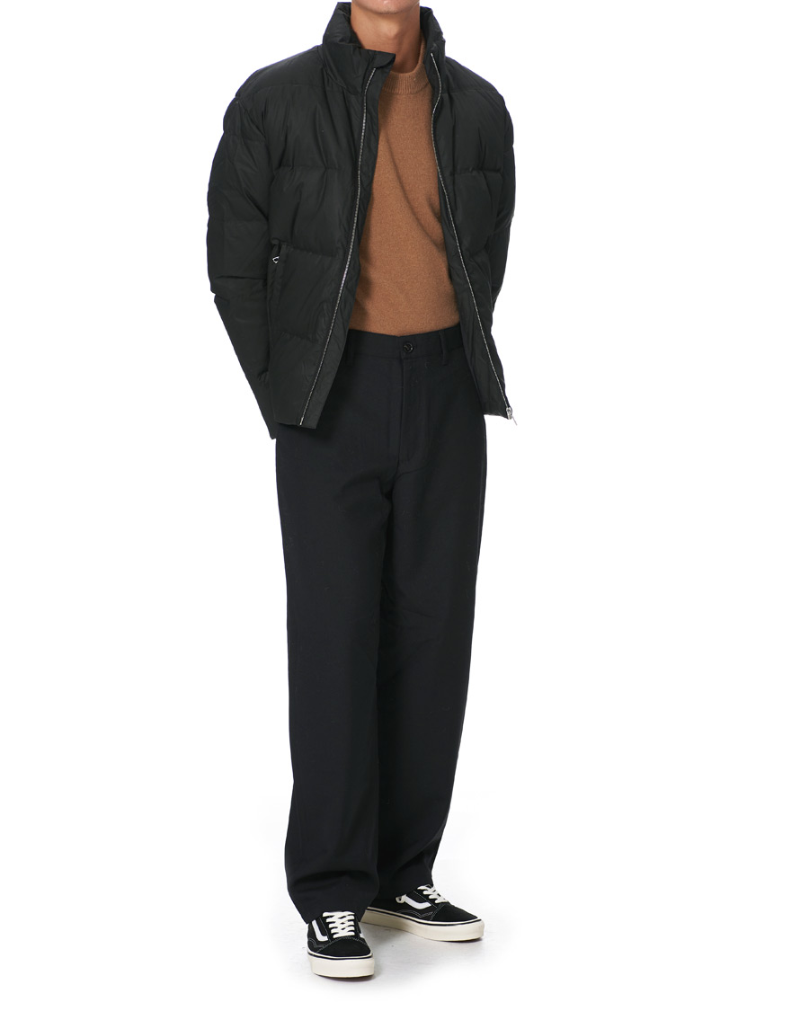 Hombres | Pantalones | Sunflower | Soft Wool Trousers Black