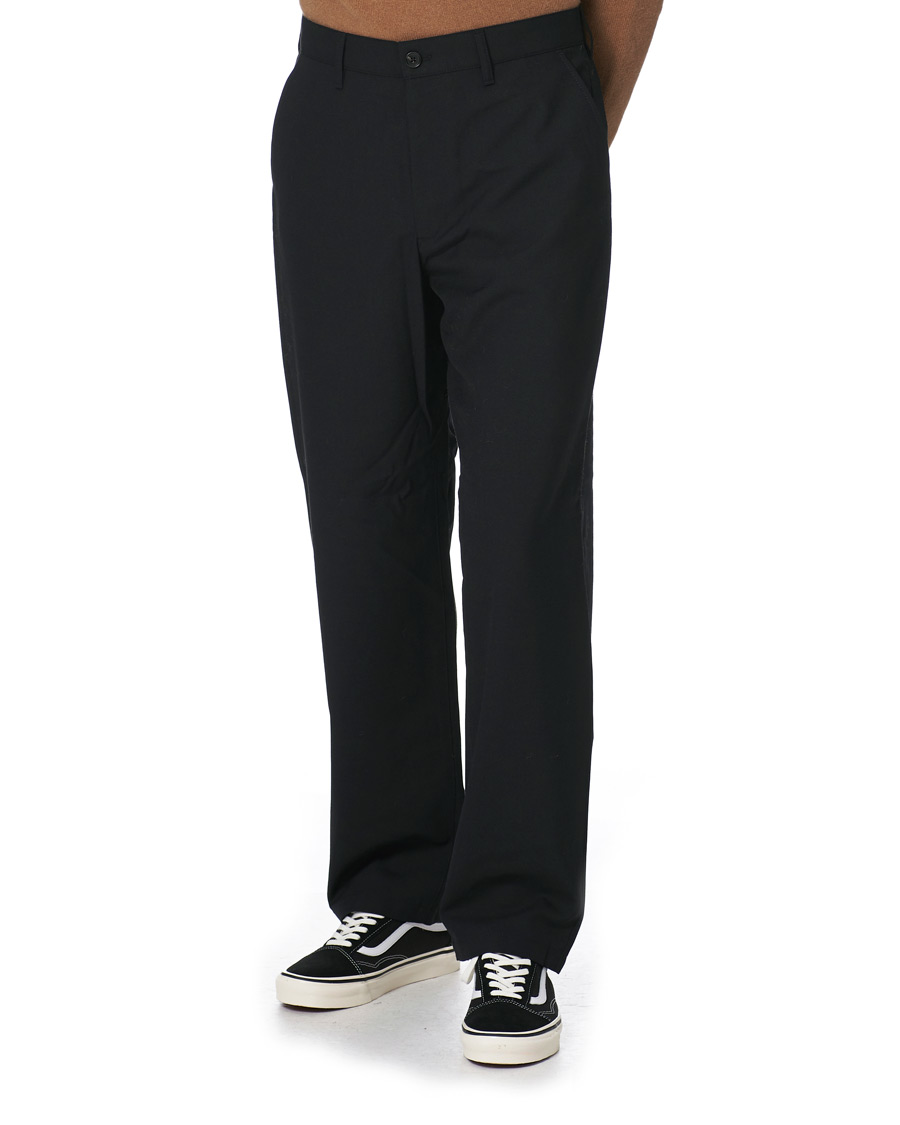 Hombres | Pantalones | Sunflower | Soft Wool Trousers Black
