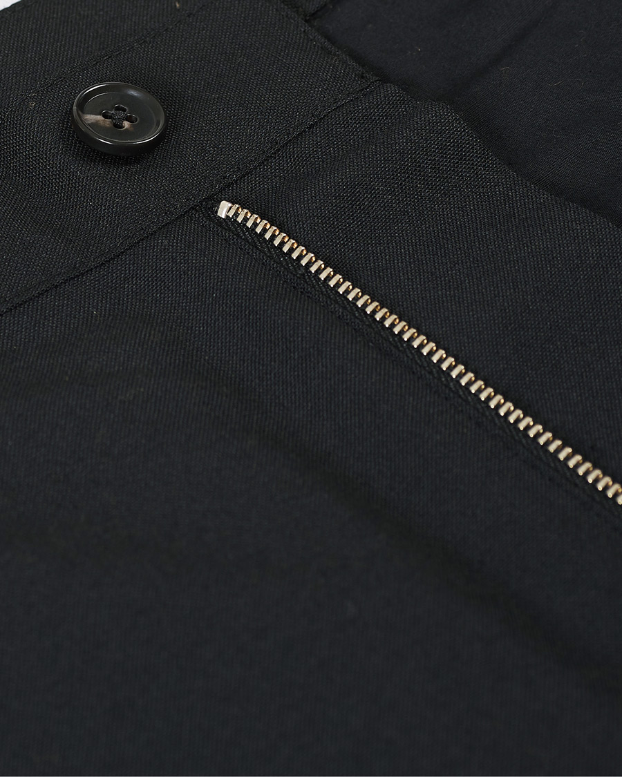 Hombres | Pantalones | Sunflower | Soft Wool Trousers Black