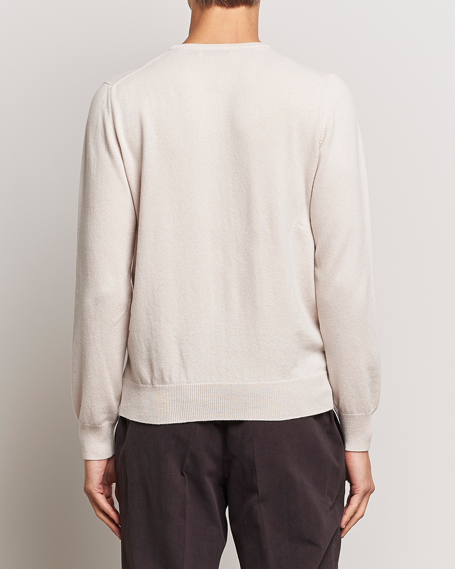 Hombres | Jerséis y prendas de punto | Gran Sasso | Wool/Cashmere Crew Neck Cream