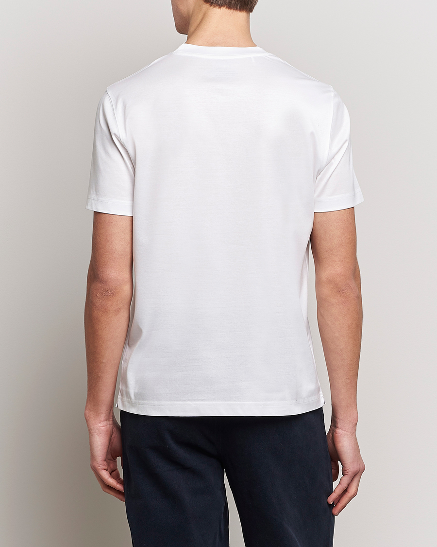 Hombres | Camisetas | Eton | Filo Di Scozia Cotton T-Shirt White