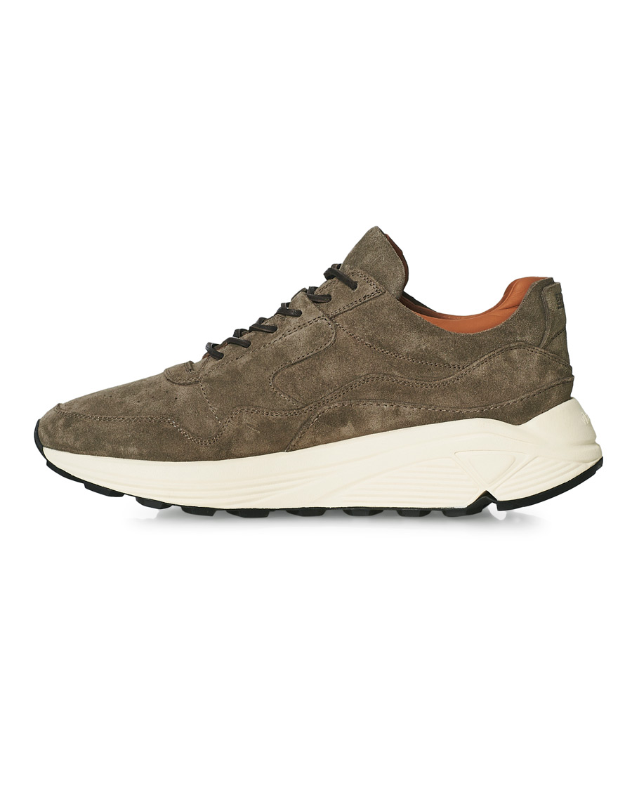 Hombres | Buttero Vinci Suede Running Sneaker Taupe | Buttero | Vinci Suede Running Sneaker Taupe