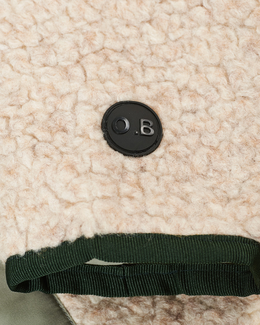 Hombres | Jerséis y prendas de punto | Orlebar Brown | Baird Fleece Full Zip Dune/Artichoke