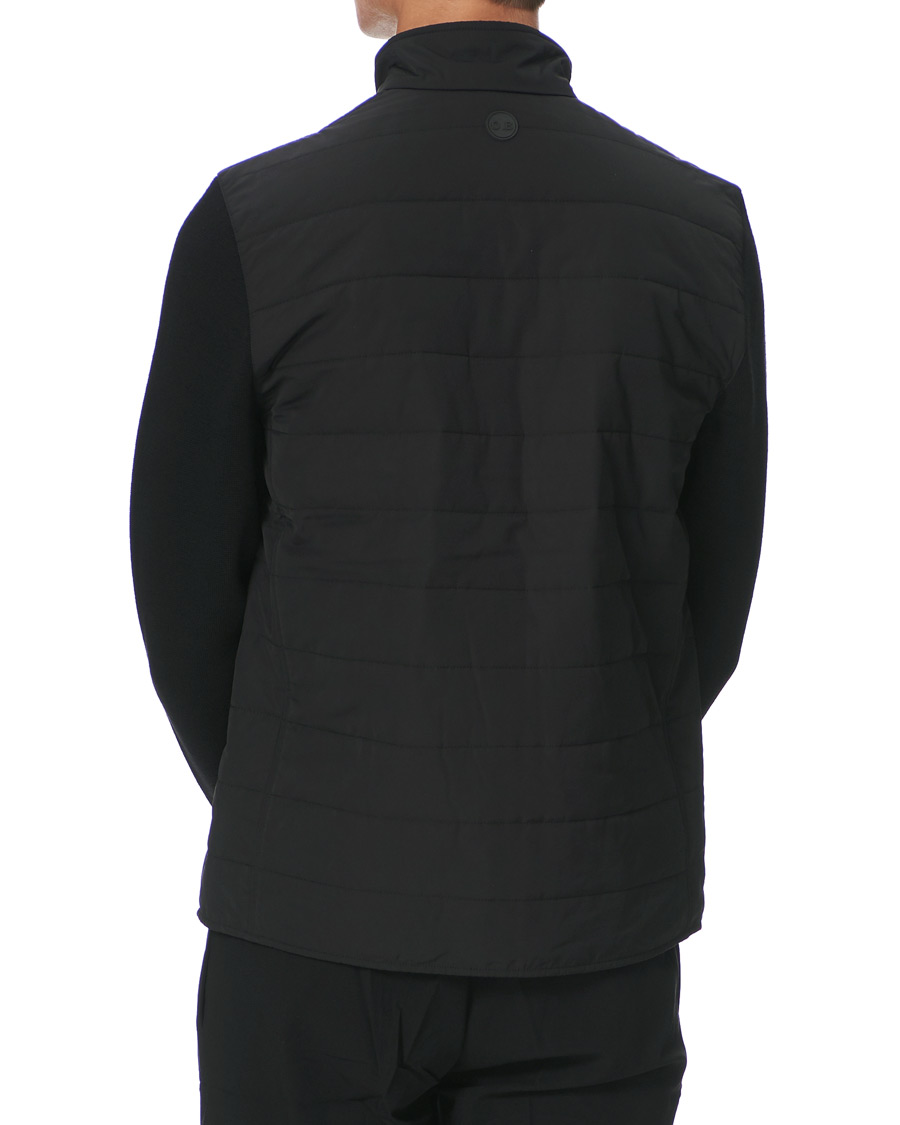 Hombres | Jerséis y prendas de punto | Orlebar Brown | Terrence Hybrid Full Zip Black