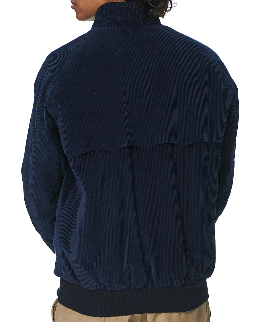 Hombres | Abrigos y chaquetas | Baracuta | G9 Padded Corduroy Harrington Jacket Navy