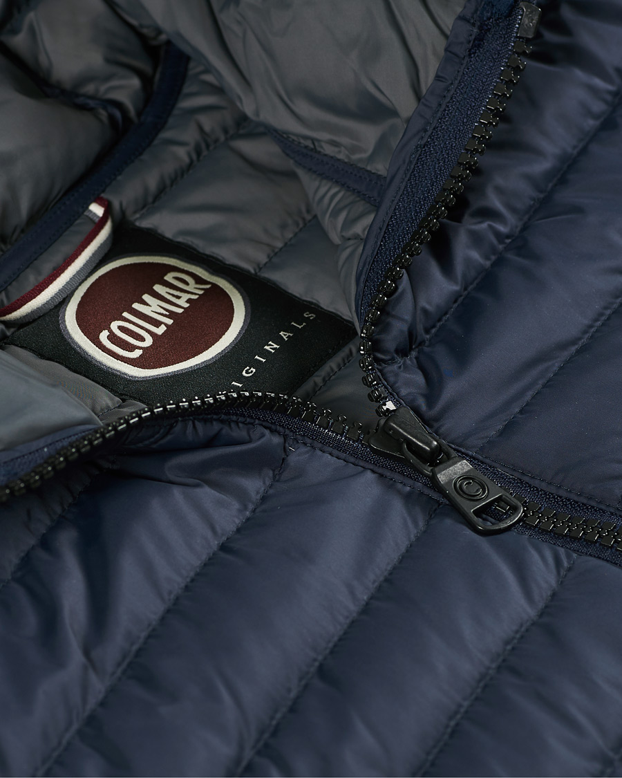 Hombres | Abrigos y chaquetas | Colmar | Repunk Lightweight Down Hooded Jacket Navy