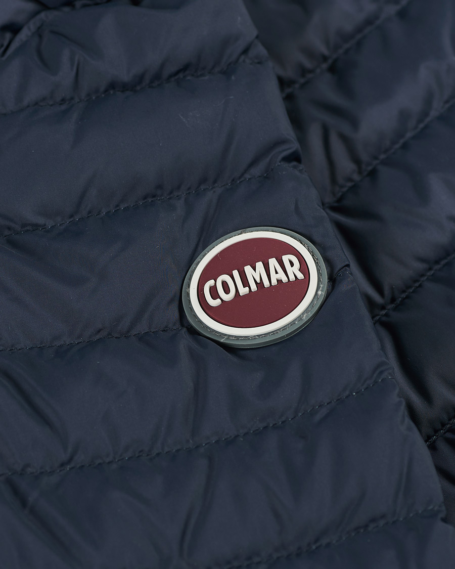 Hombres | Abrigos y chaquetas | Colmar | Repunk Lightweight Down Hooded Jacket Navy