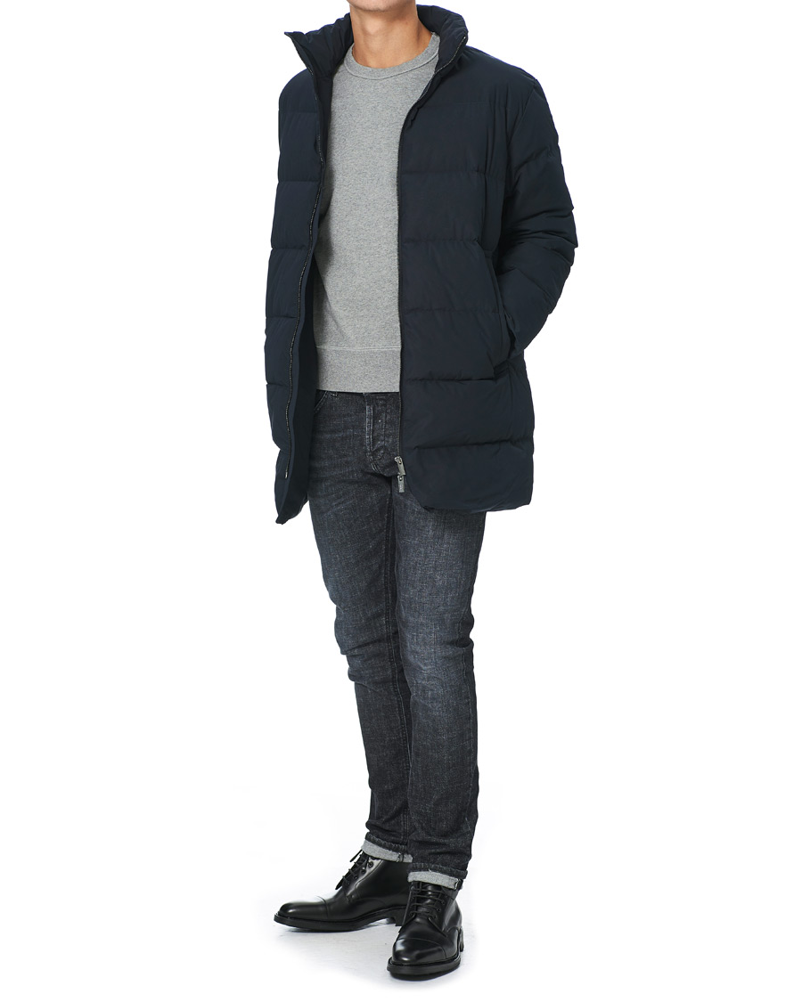Hombres | Abrigos y chaquetas | Emporio Armani | Comfort Stretch Down Parka Navy