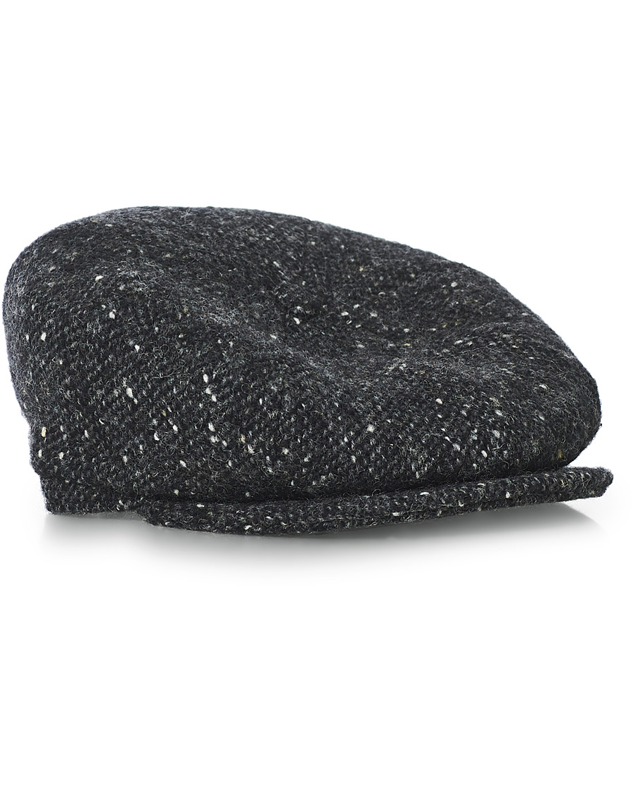 Hombres | Lock & Co Hatters Glen Flat Wool Cap Dark Grey | Lock & Co Hatters | Glen Flat Wool Cap Dark Grey
