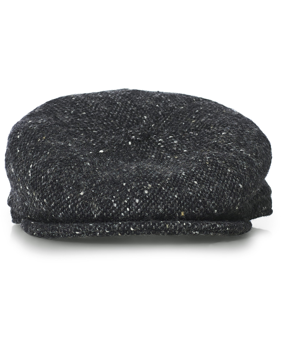 Hombres | Lock & Co Hatters Glen Flat Wool Cap Dark Grey | Lock & Co Hatters | Glen Flat Wool Cap Dark Grey