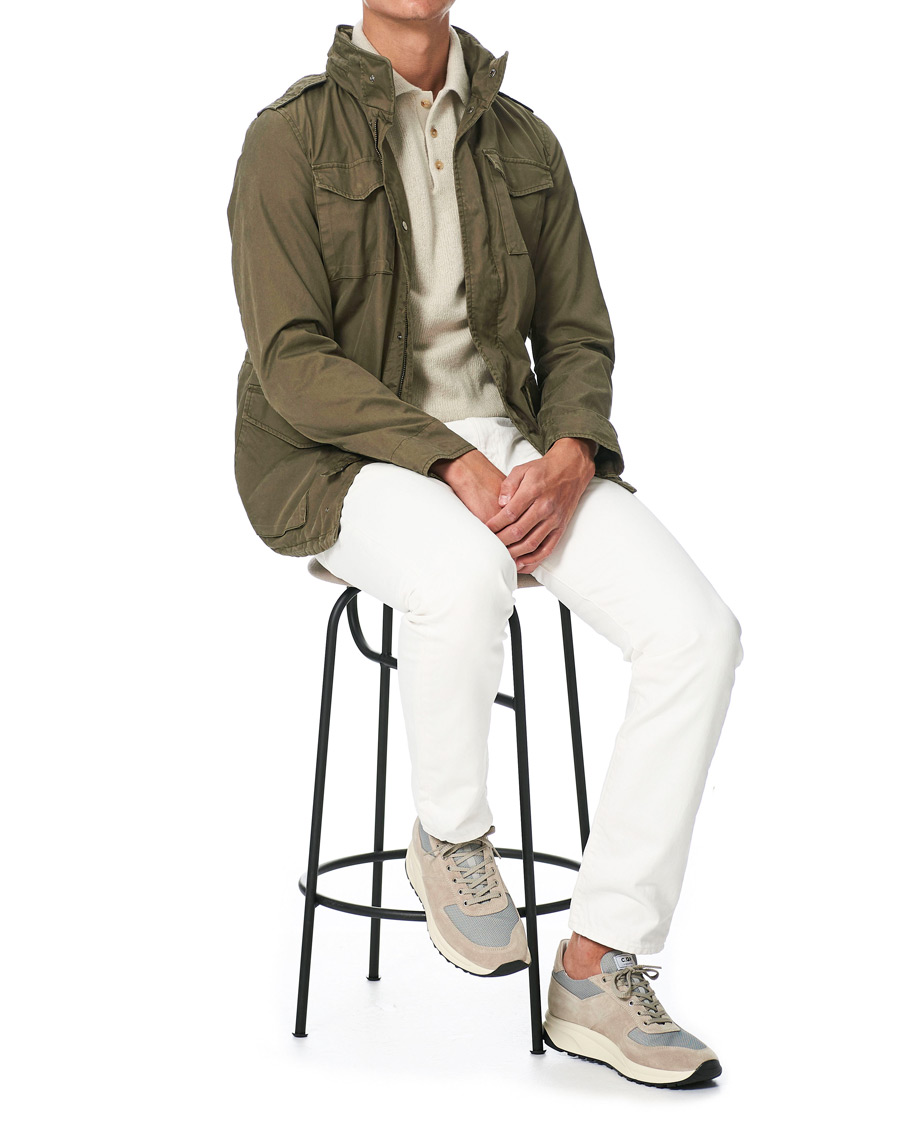 Hombres | C.QP Stride Suede/Mesh Running Sneaker Stone Grey | CQP | C.QP Stride Suede/Mesh Running Sneaker Stone Grey