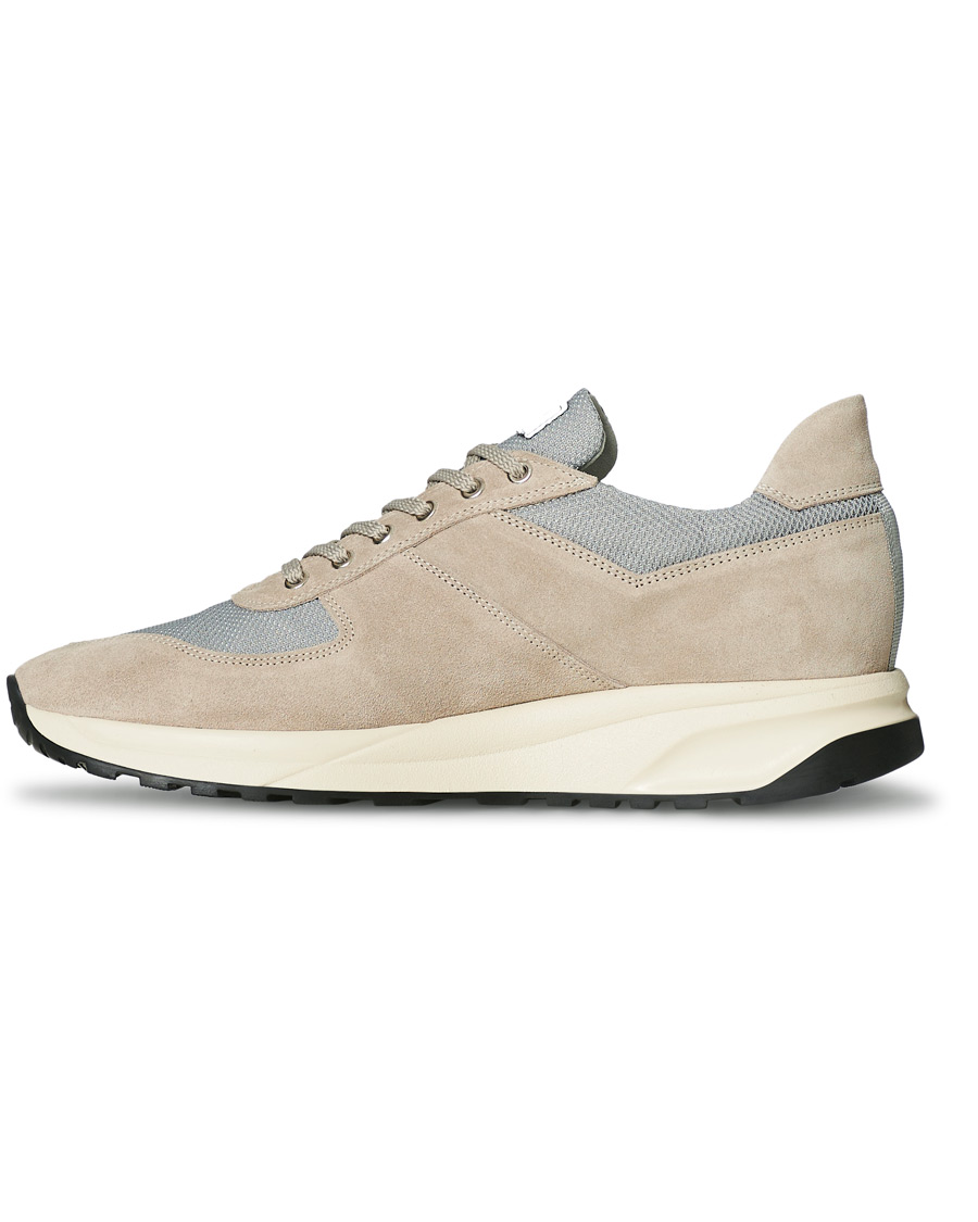 Hombres | C.QP Stride Suede/Mesh Running Sneaker Stone Grey | CQP | C.QP Stride Suede/Mesh Running Sneaker Stone Grey