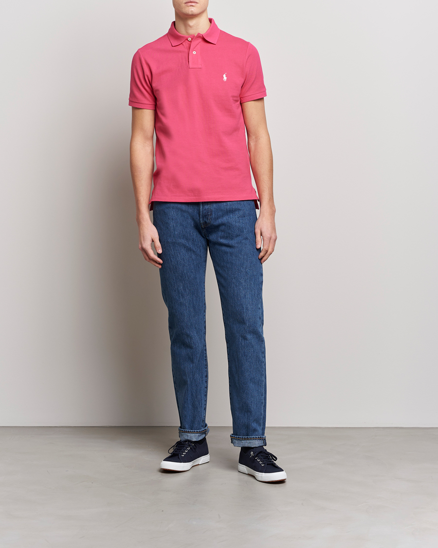 Hombres | Polos | Polo Ralph Lauren | Custom Slim Fit Polo Hot Pink