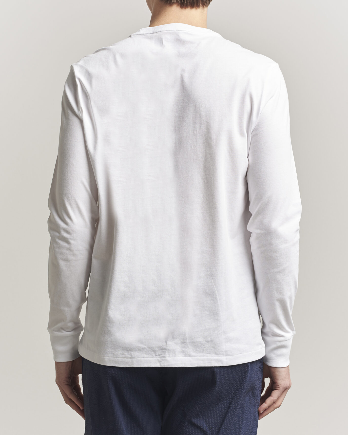 Hombres | Camisetas | Polo Ralph Lauren | Custom Slim Fit Long Sleeve Tee White