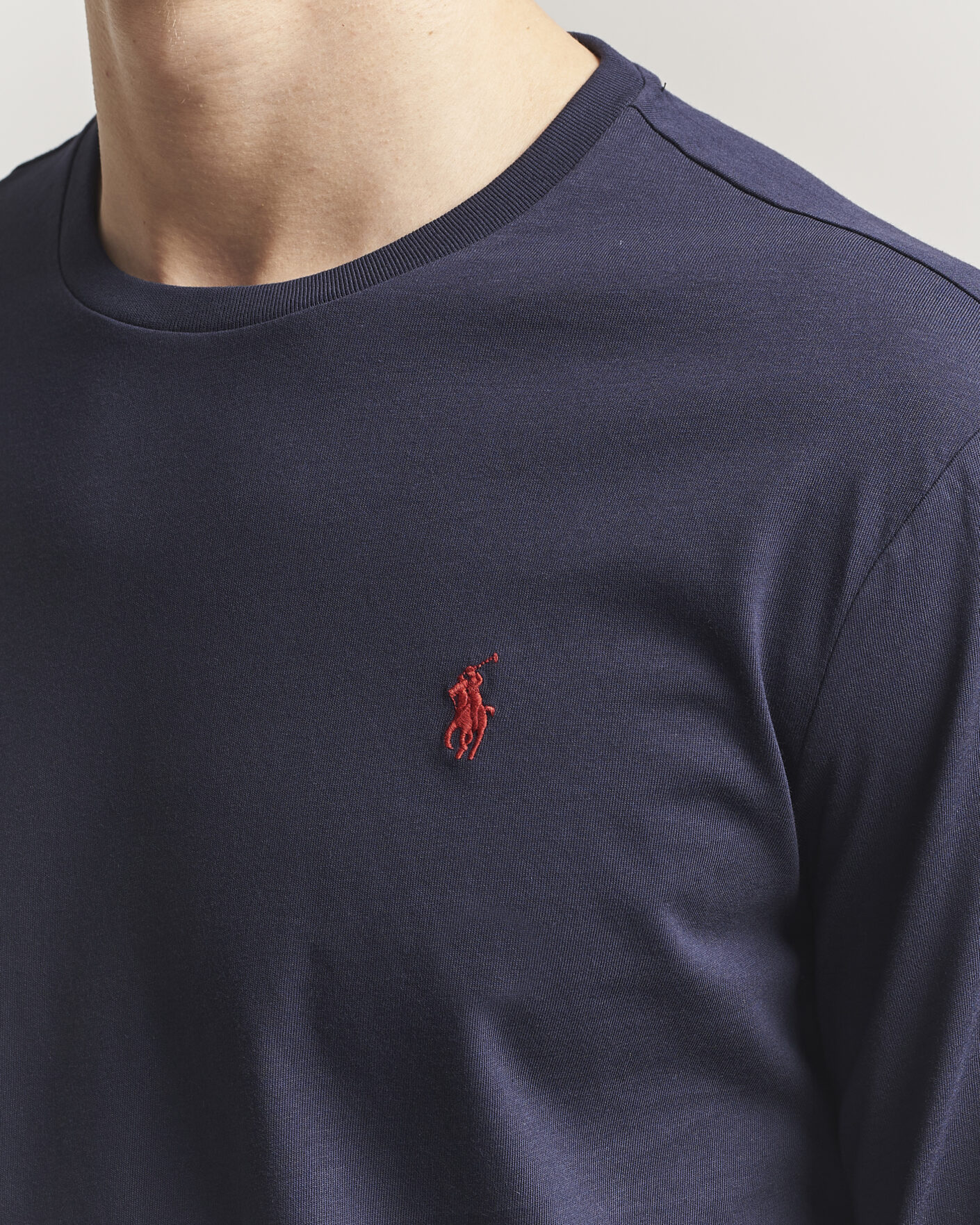 Hombres | Camisetas | Polo Ralph Lauren | Custom Slim Fit Long Sleeve Tee Ink