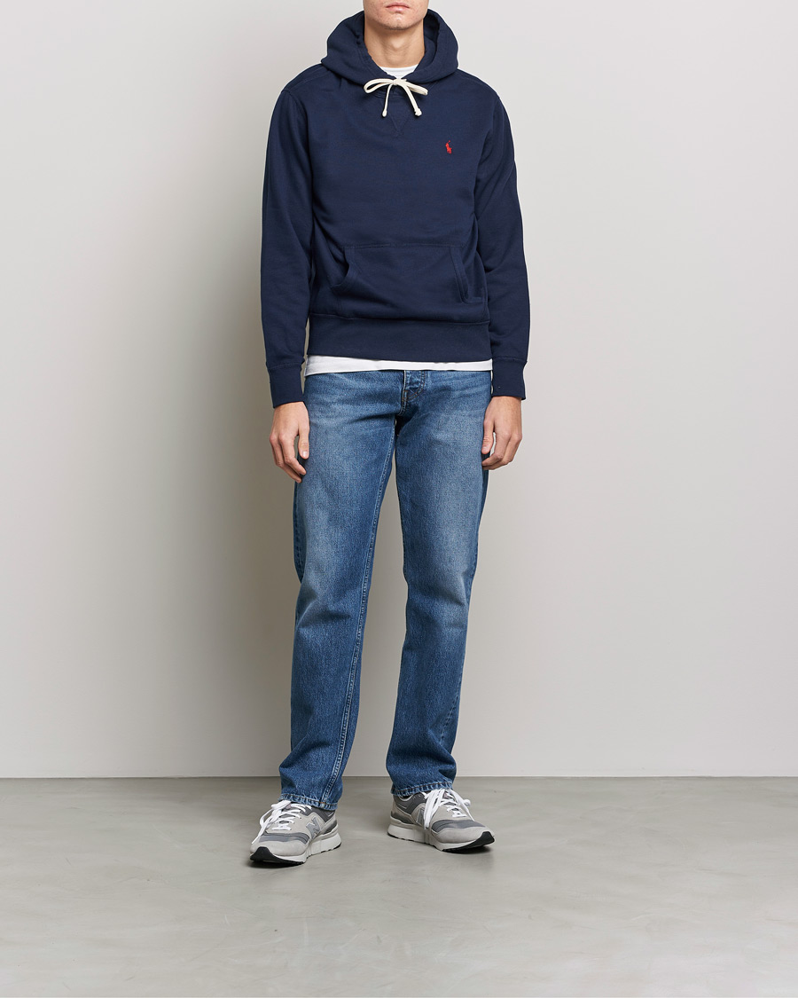 Hombres | Jerséis y prendas de punto | Polo Ralph Lauren | RL Fleece Hoodie Cruise Navy