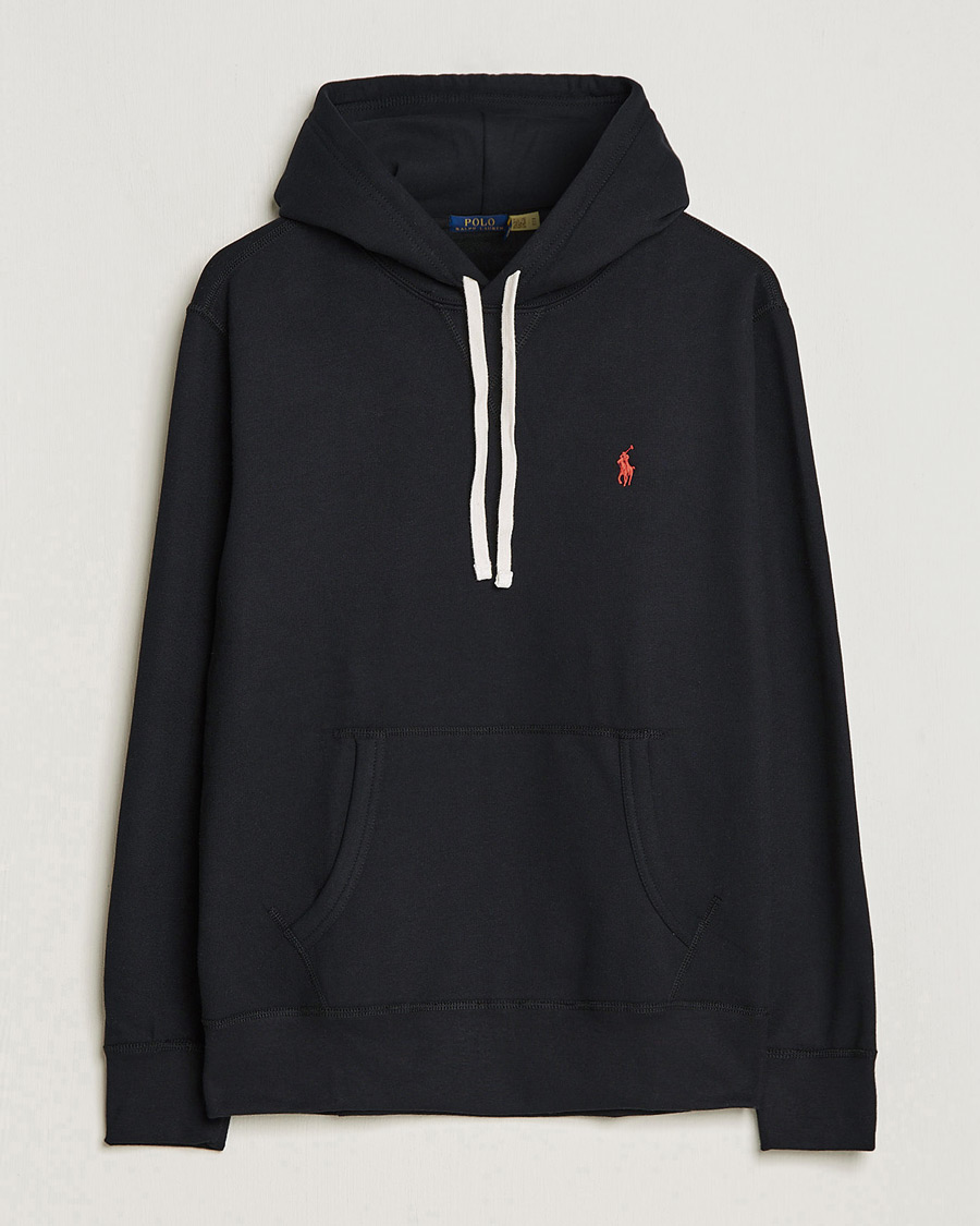 Hombres | Jerséis y prendas de punto | Polo Ralph Lauren | RL Fleece Hoodie Polo Black
