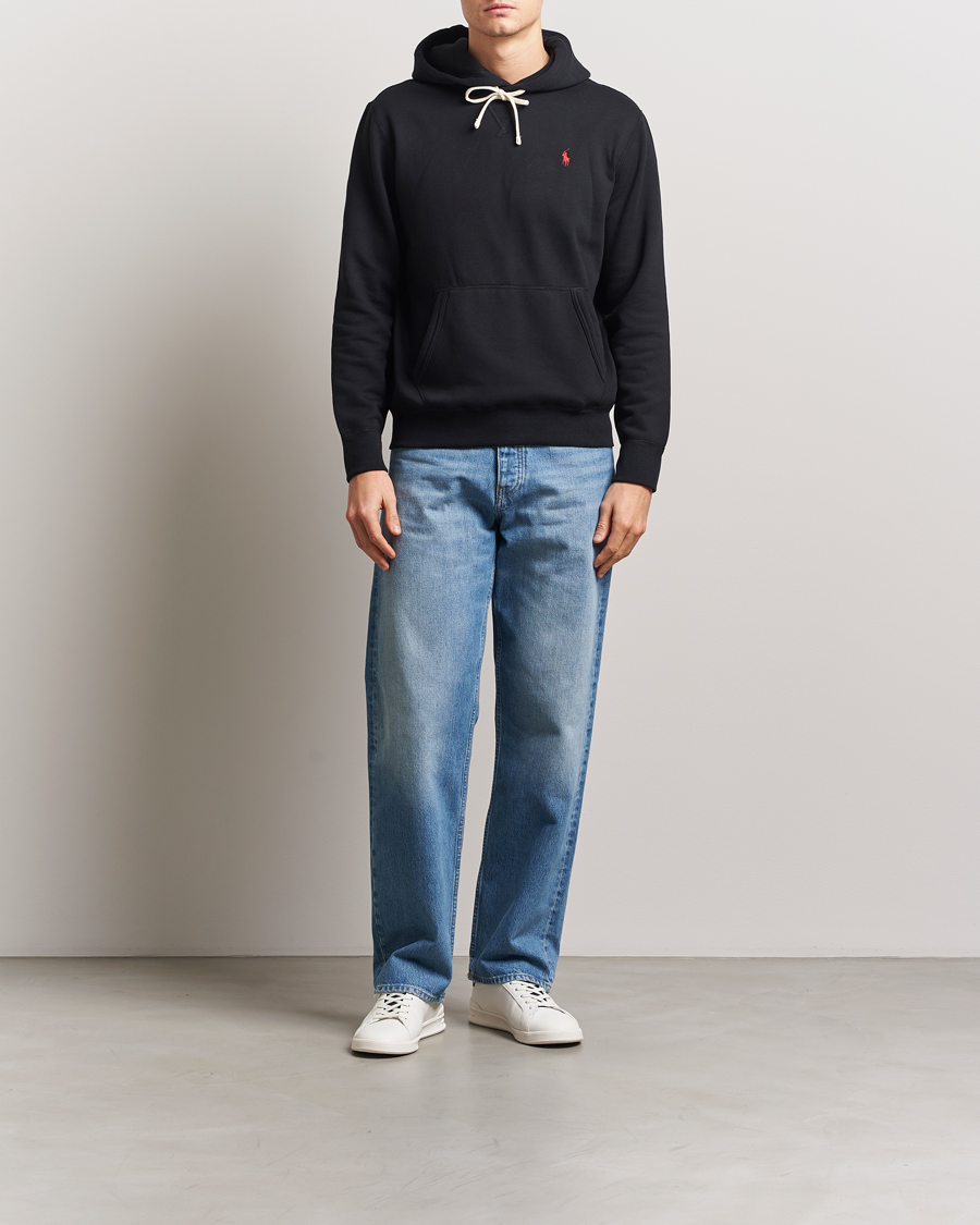 Hombres | Jerséis y prendas de punto | Polo Ralph Lauren | RL Fleece Hoodie Polo Black