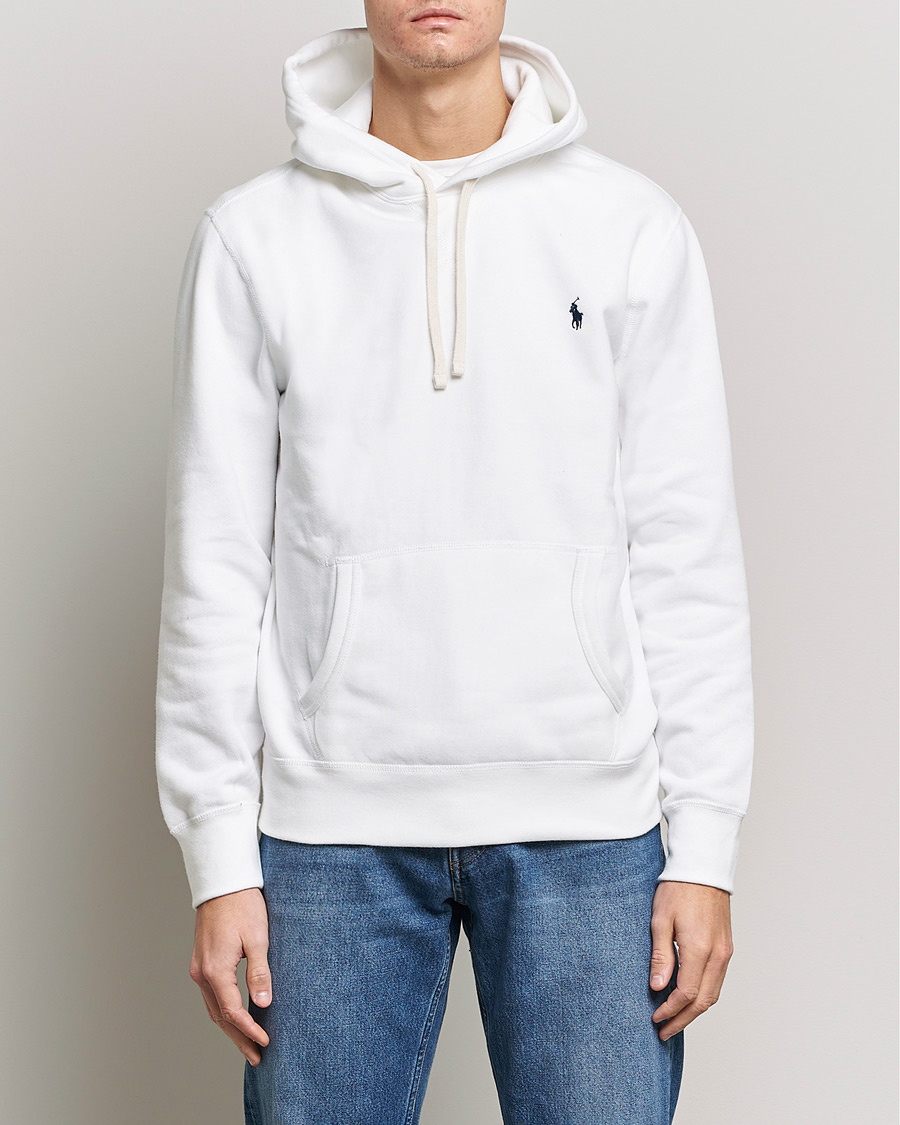 Hombres | Jerséis y prendas de punto | Polo Ralph Lauren | RL Fleece Hoodie White