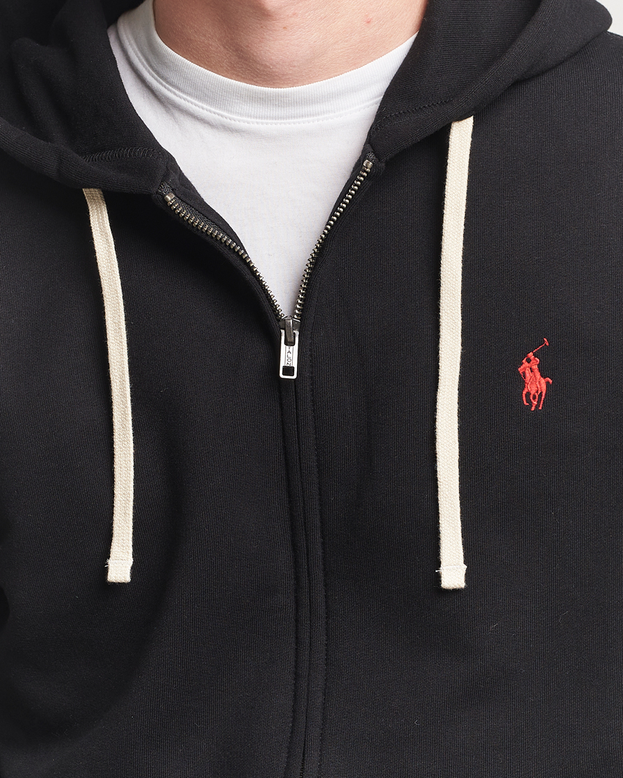 Hombres | Jerséis y prendas de punto | Polo Ralph Lauren | Fleece Full Zip Hoodie Polo Black