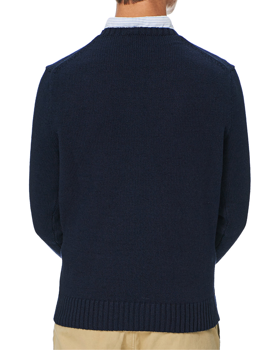 Hombres | Jerséis y prendas de punto | Polo Ralph Lauren | Polo Player Bear Knitted Sweater Navy