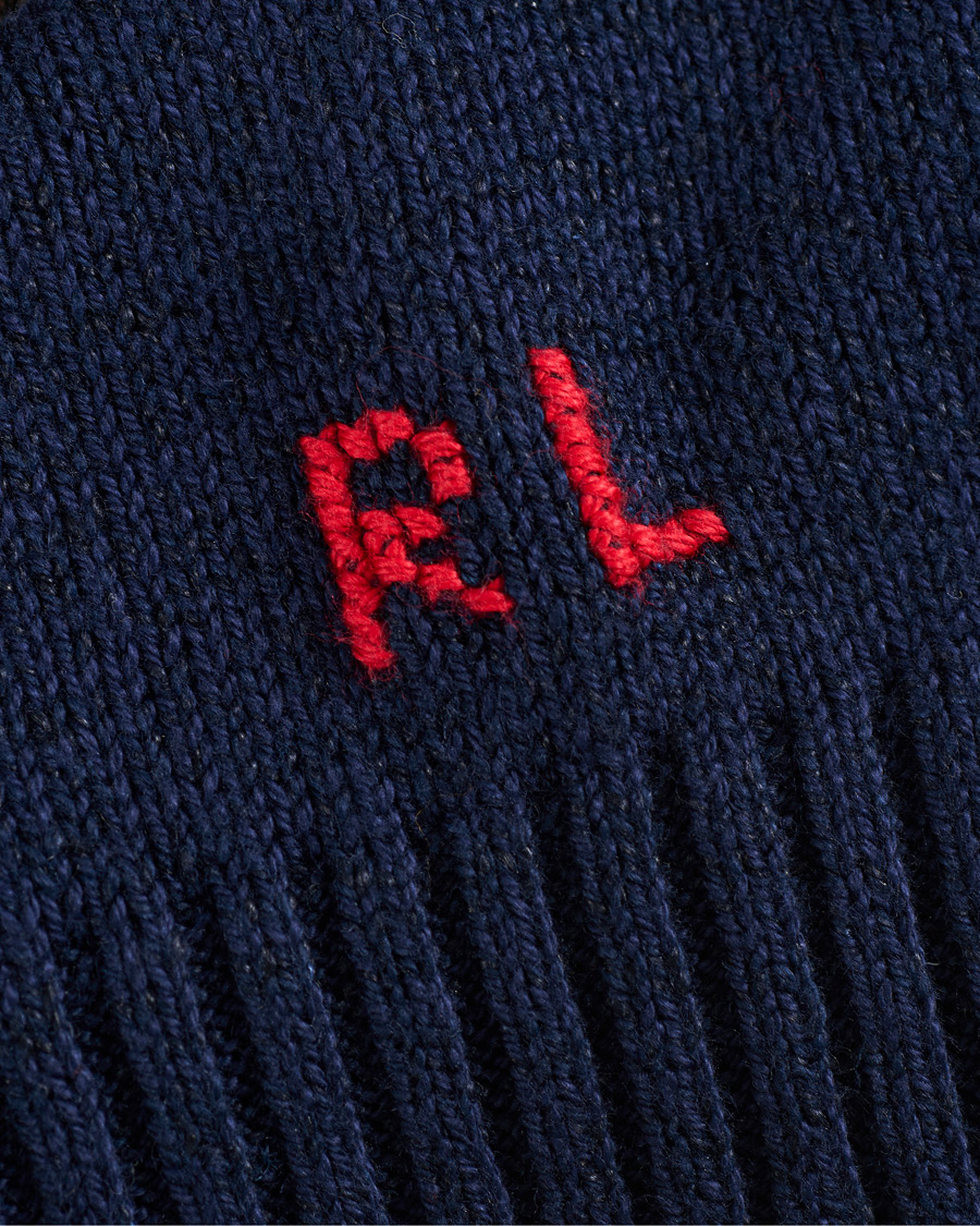 Hombres | Jerséis y prendas de punto | Polo Ralph Lauren | Polo Player Bear Knitted Sweater Navy