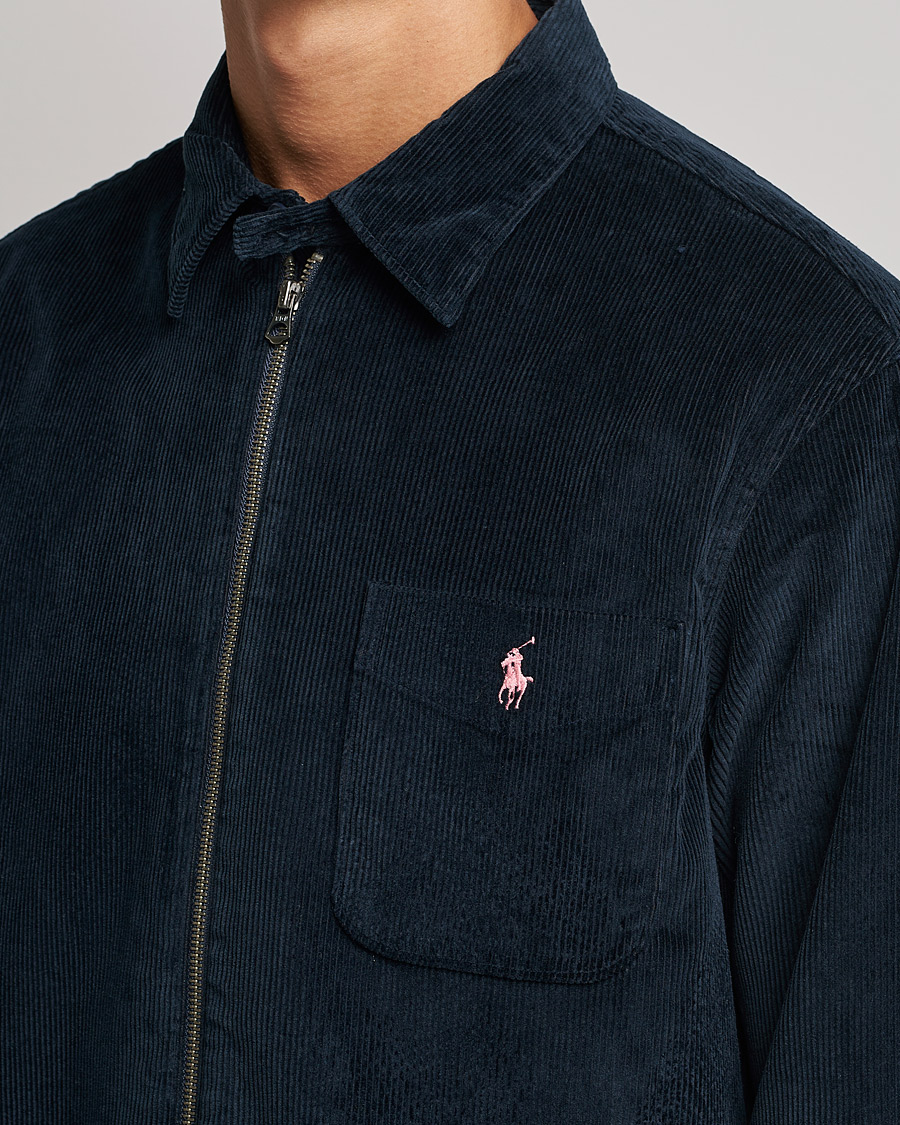 Hombres | Camisas | Polo Ralph Lauren | Corduroy Full Zip Overshirt Navy