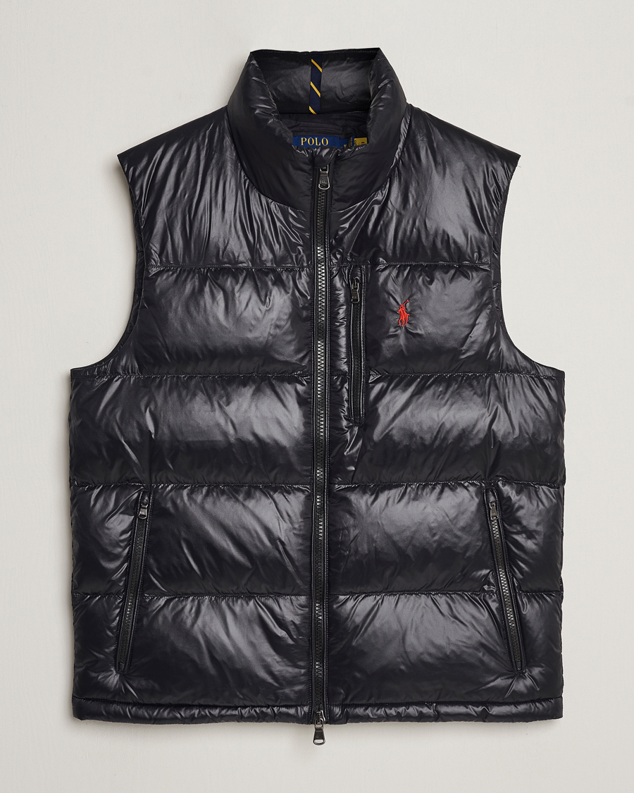 Hombres | Abrigos y chaquetas | Polo Ralph Lauren | El Cap High Gloss Down Vest Black