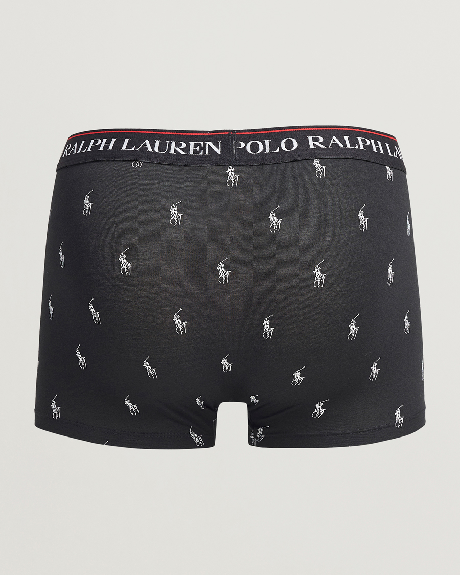 Hombres | Ropa interior y calcetines | Polo Ralph Lauren | 3-Pack Trunk Black/Stripe/Pony