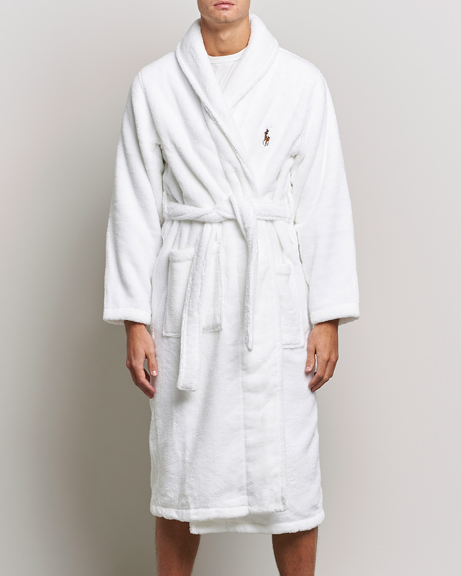 Men | Pyjamas & Robes | Polo Ralph Lauren | Cotton Terry Robe White White